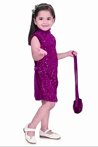 RAHAT GARMENTS Girls Party and Festive Dress with Handbag...(IRRA=04)...(Purple=22)-thumb4