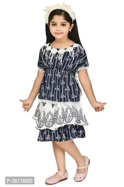 RAHAT Garments Kids Girls Western Dresses, Kaftan Top and Skirt Clothing Top and Bottom Sets, Regular Fit, Party/Casual Wear (KS=04)-thumb3