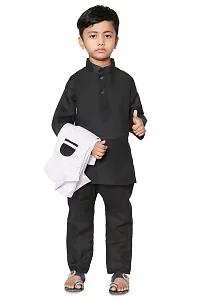 Boys Festive  Party Kurta, Waistcoat and Churidar Set-thumb3