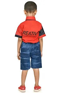 Stylish Fancy Rayon Shirts With Bottom Wear Set For Boys-thumb3
