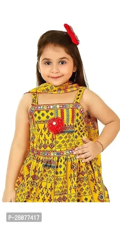 Classic Cotton Clothing set with Dupatta for Kids Girl-thumb4