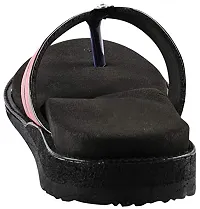 DOCTOR CHOICE&#8482; Women's Soft Padding Orthopedic and Diabetic Comfortable Doctor Slipper, MCR and MCP Chappals, Home Slippers For Daily Use (Color Black, Size: 7 UK/IND)-thumb2