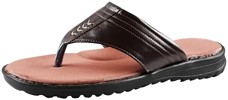 DOCTOR CHOICE? Orthopedic and Diabetic Men's Extra Soft Padding Comfortable Doctor Casual Slippers, MCR and MCP Chappals, Home Slipperss For Daily Use (Brown Color, Size 10 UK/IND)