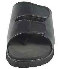 DOCTOR CHOICE? Men's Extra Soft Padding Orthopedic and Diabetic Comfortable Doctor Slippers, MCR and MCP Chappals, Home Slipperss For Daily Use (Black Color, Size 9 UK/IND)-thumb4
