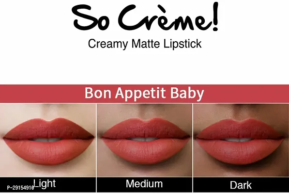 Sophisticated Creamy Matte Lipstick For Women-thumb3