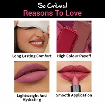 Sophisticated Creamy Matte Lipstick For Women-thumb3