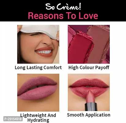 Sophisticated Creamy Matte Lipstick For Women-thumb4