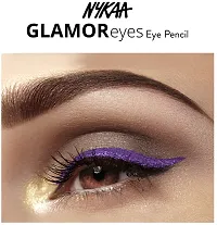 Glamoreyes Colour Eye Pencil Kajal Violet Wizard (1.2G)-thumb1