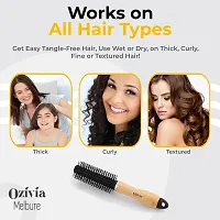 Stylish Black Plastic Hair Comb For Women-thumb1