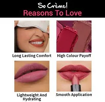 Sophisticated Creamy Matte Lipstick For Women-thumb3