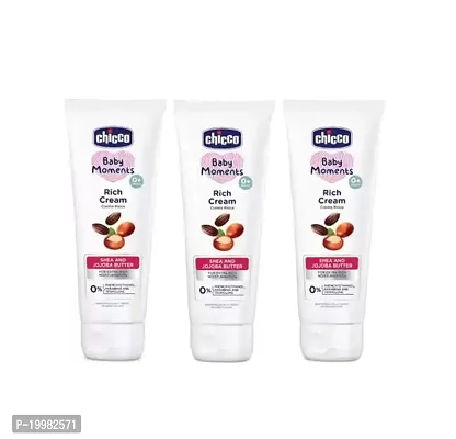 Chicco rich cream shea and jojoba butter pack of 3 (100g)