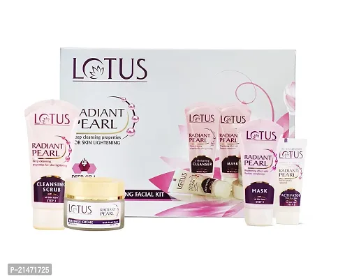 Lotus Radiant Pearl Cellular Lightening Facial Kit 170g-thumb0