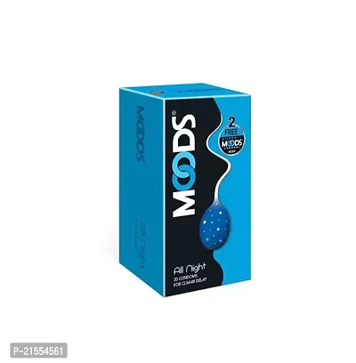 Moods All Night 20 Condoms For Climax Delay 2 Condoms Free-thumb0