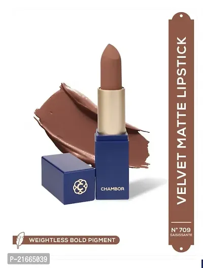 Chambor Colour Studio Ultra Vibes Weightless velvet matte lipstick N 709   Saisissante 4g