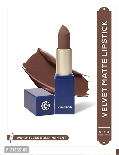 Chambor Colour Studio Ultra Vibes Weightless velvet matte lipstick N 710 Eclatante 4g