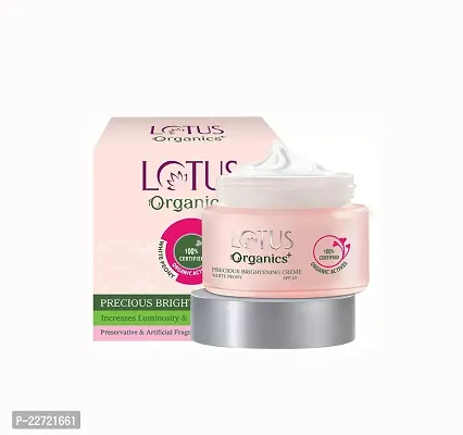Lotus Organics+ Precious Brightening Creme SPF 20  (50g)