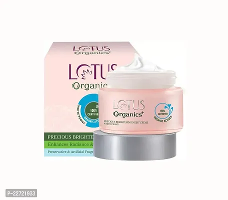 Lotus Organics+ Precious Brightening Night Creme  (50 g)