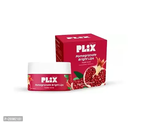 The Plant Fix Plix Pomegranate Lip Exfoliating Scrub For Dark, Dry  Chapped Lips Scrub  (15 g)-thumb0