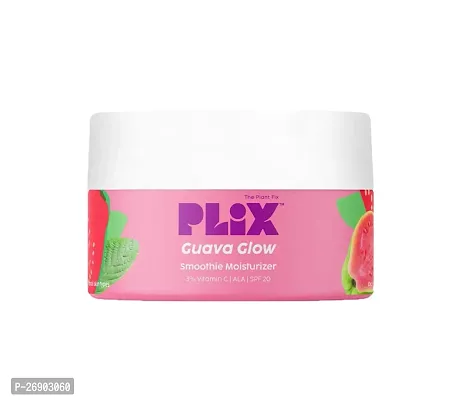 Plix The Plant Fix Guava Glow Smoothie Moisturizer For Brighter Skin With SPF 20 (50g)-thumb0