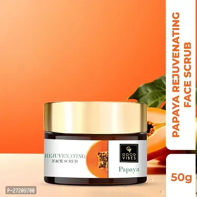 Good Vibes Papaya Rejuvenating Face Scrub 50g-thumb0