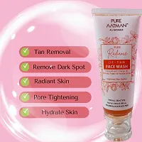 Pure aatman radiance de - tan face wash 100ml-thumb1