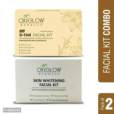 D-Tan Facial Kit 50 Gm + Skin Whitening Facial Kit 60 Gm