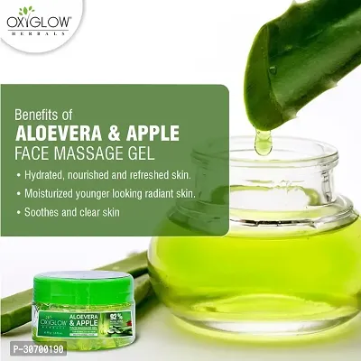 Aloe  Apple Face Massage Gel for Normal to OiVera ly Skin  200gm-thumb2