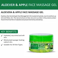 Aloe  Apple Face Massage Gel for Normal to OiVera ly Skin  200gm-thumb2