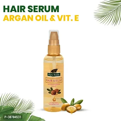 pure roots hair Serum with Argan Oil  Vitamin E 100ml