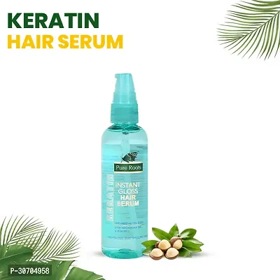 pure roots Keratin Instant Gloss Hair Serum 100ml-thumb0