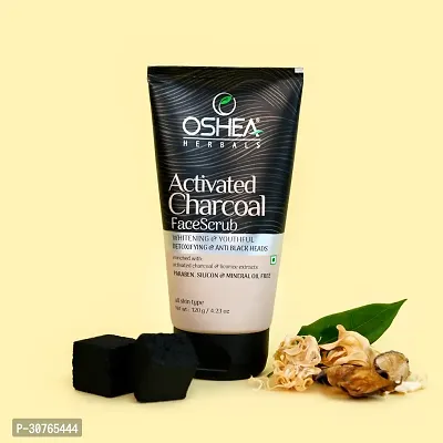 Oshea herbal  Activated Charcoal Face Scrub 120gm-thumb0