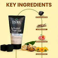 Oshea herbal  Activated Charcoal Face Scrub 120gm-thumb2