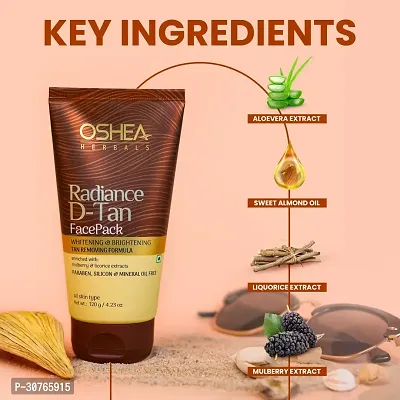 Oshea herbal  Radiance D-Tan Face Pack 120 gm-thumb4