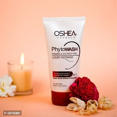 Oshea herbal phytowash paraben sulphate free luxury face wash 120gm-thumb0