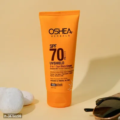 Oshea herbal  Uv Shield 9 In 1 Sun Block Cream SPF-70 PA+++ 60gm