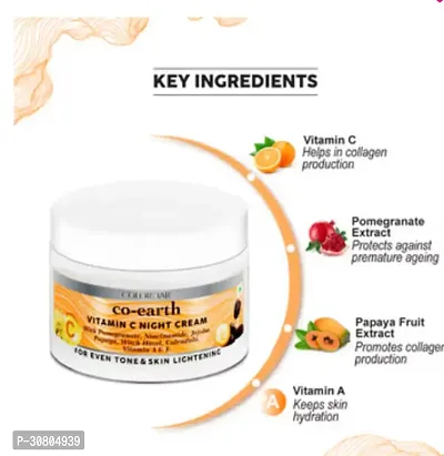 Colourbar co - earth  Vitamin C Night Cream 50 gm-thumb4