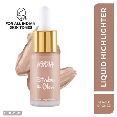 Nykaa Strobe  Glow Liquid Cream Highlighter - Glazed Bronze 20ml-thumb0