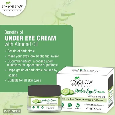 Oxyglow  Under Eye Cream with Almond Oil - Remove Dark Circles,-thumb4