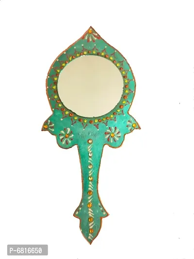 Artistic Fingers Handmade Looking Mirror / Hand Mirror Pack Of 3-thumb4