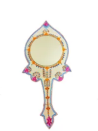 Artistic Fingers Handmade Looking Mirror / Hand Mirror Pack Of 3-thumb4