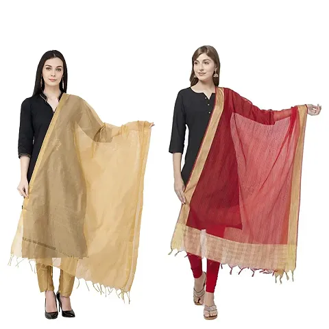 Stylish Banarsi Silk Dupattas For Women - Pack Of 2