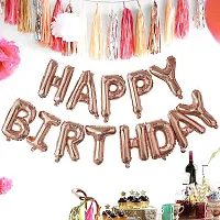 Shoppingdreams Happy Birthday Letter Foil Balloon for Birthday Decoration/Anniversary Party Decoration (Rose Gold)-thumb3