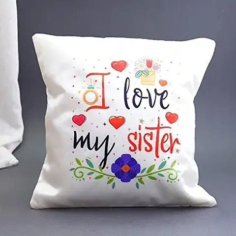 Stylish Fancy I Love My Sister Comfy Cushion