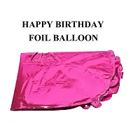 Shoppingdreams Happy Birthday Letter Foil Balloon for Birthday Decoration/Anniversary Party Decoration (Pink)-thumb2