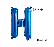 Shoppingdreams Happy Birthday Letter Foil Balloon for Birthday Decoration/Anniversary Party Decoration (Blue)-thumb2