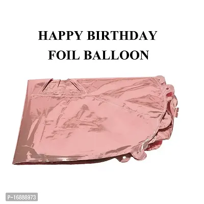 Shoppingdreams Happy Birthday Letter Foil Balloon for Birthday Decoration/Anniversary Party Decoration (Rose Gold)-thumb3