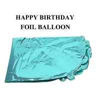 Shoppingdreams Happy Birthday Letter Foil Balloon for Birthday Decoration/Anniversary Party Decoration (Light Blue)-thumb3