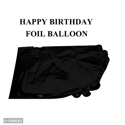 Shoppingdreams Happy Birthday Letter Foil Balloon for Birthday Decoration/Anniversary Party Decoration (Black and Golden)-thumb4