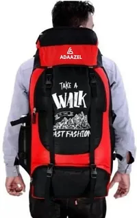 ADAAZEL 70L Travel bag Rucksack bag Hiking/Trekking/Camping/Travelling/lugguge-Navy-Blue-RED-One Poket-thumb1