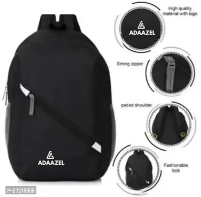 PP TIFFIN BAG LAPTOP BAG Black 2 sliting Durable Fancy Modern Unisex school bags-thumb2